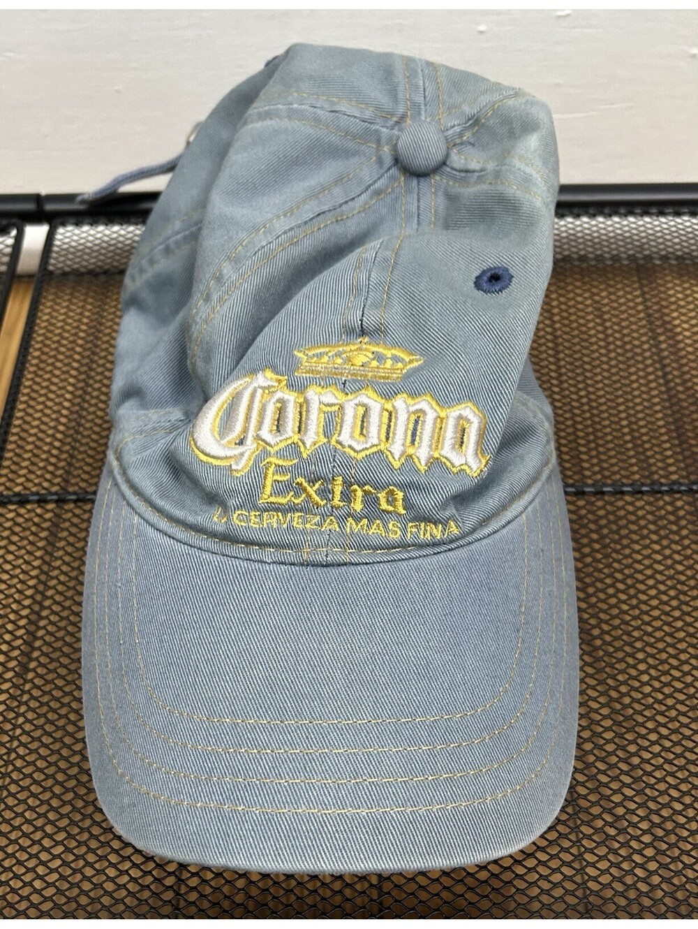 Vintage Corona Strap Back Hat